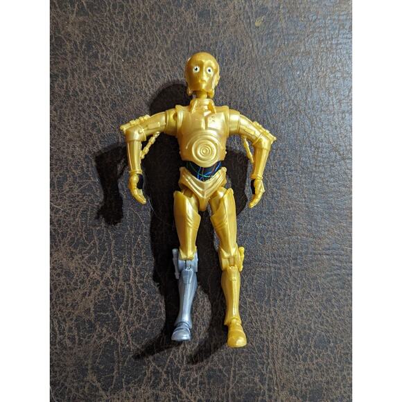 Hasbro Other - Star Wars Hasbro 2014 C3P0 5" Gold Body Silver Leg Figure Droid Moveable